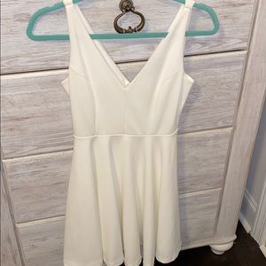 White homecoming dress